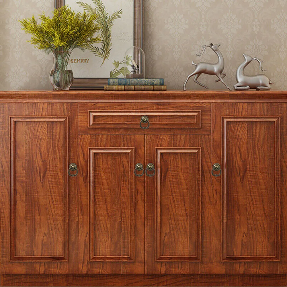 

Brand New Durable Practical Cabinet Knob Drawer 6pcs Dresser Handle Knob Pull Retro With Screw Cabinet Cupboard