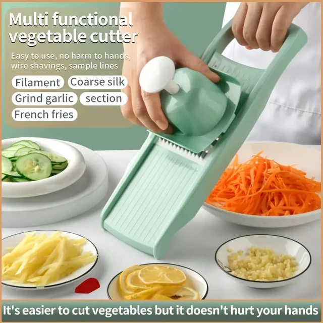 Multifunctional Vegetable Cutter Adjustable Mandoline Slicer Potato Peeler  Slicer Carrot Grater Kitchen Accessories Gadgets New - AliExpress