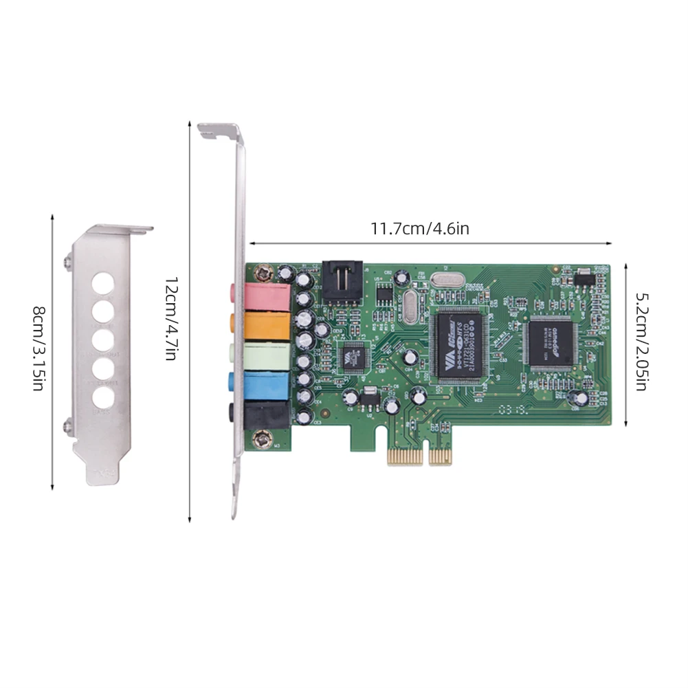 PCI-E   , 24 Ʈ, 48 KHz, CMI8738 Ĩ, ޴  ī, Ȩ þͿ 5.1 ä
