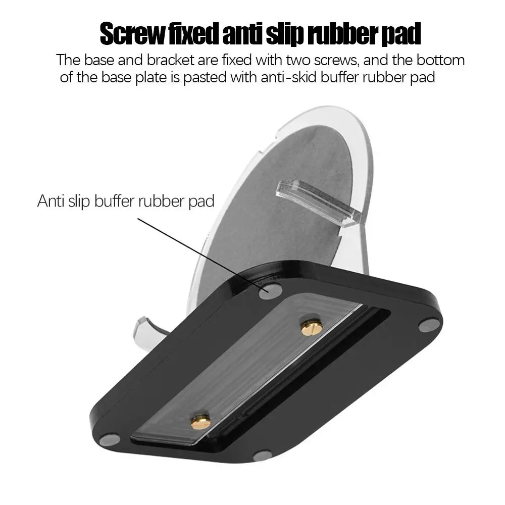 아크릴 스피커 스탠드, 탁상 거치대 브래킷, 오디오 스피커 거치대, 탁상 장식 액세서리