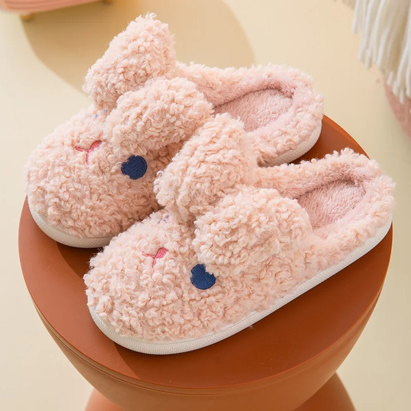 

Litfun Cute Animal Plush Slipper For Women Men New Trendy Warm Fluffy Cloud Slippers Platform Cartoon Casual Home Slippers 2023