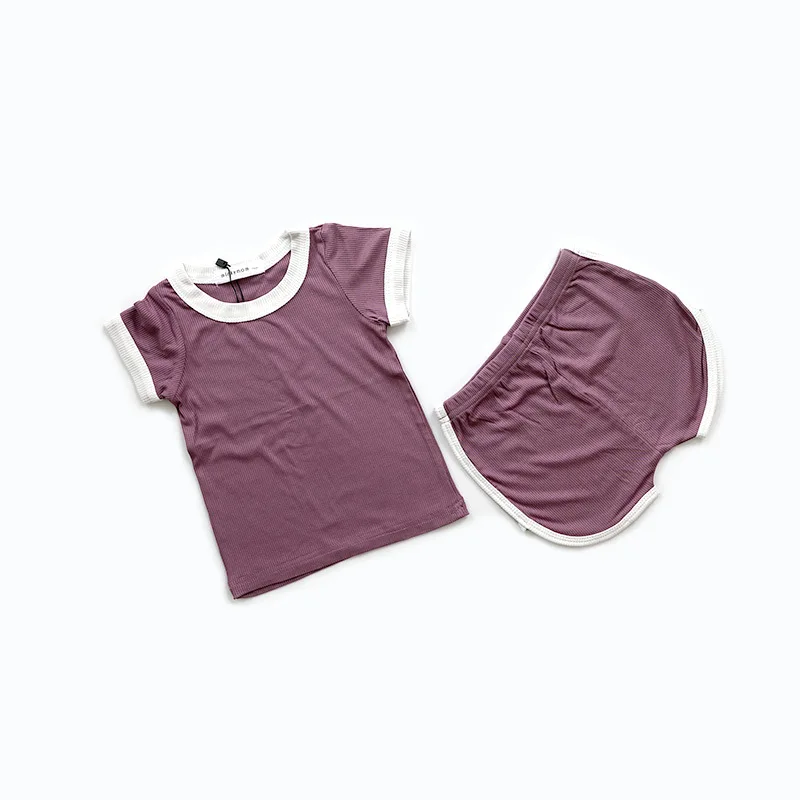 HITOMAGIC Kids Summer Clothes Boys Clothing Girls Toddler Outfits Shorts 2 Piece Set Hot Sale Little Girl Baby