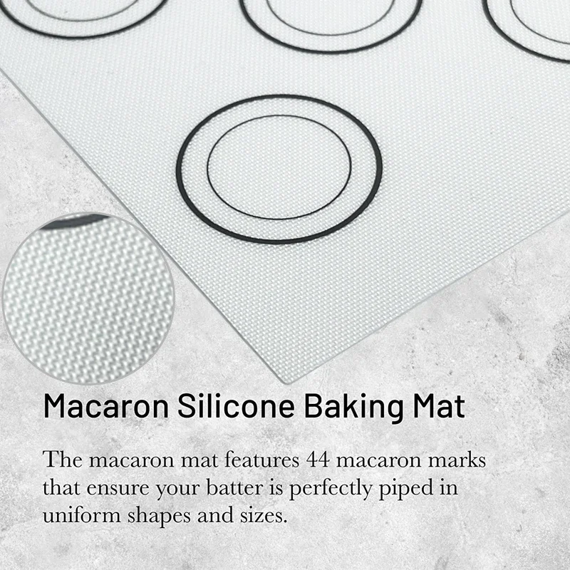 Silicone Baking Mat for Oven Baking Macarons Cookies 40cm/15.75 X 30cm/11.75inch 1PC
