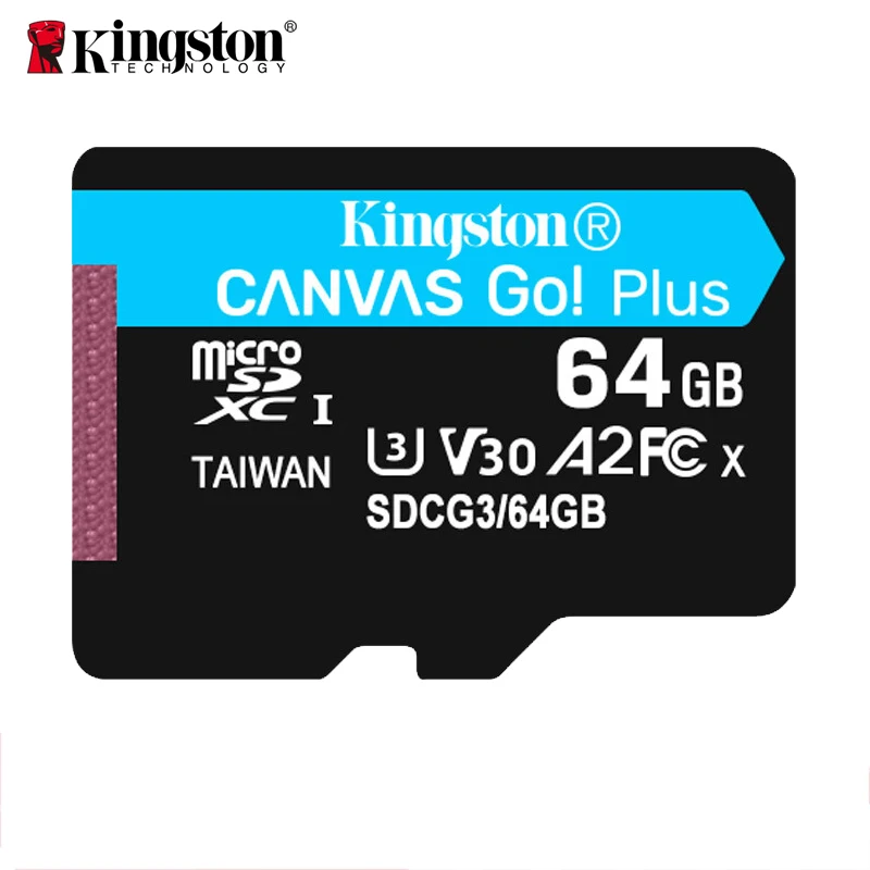 Kingston - Tarjeta de Memoria Micro SD Kingston SDCG3 SDCS2 32GB 128GB 64GB 256GB 512GB TF Flash Card para Teléfono Inteligente y PC