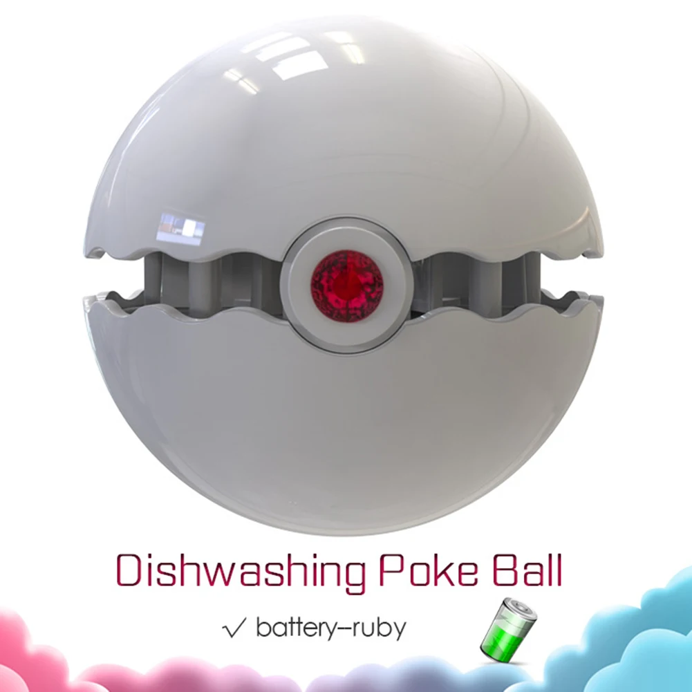 18W Ball Mini Ultrasonic Dishwasher Kitchen Dishwasher Portable Small Installation-free USB for Home Business Travel