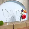 Acrylic Butterfly Vase Desktop Decoration Butterfly Flower Planter Simple Style Transparent Vase Butterfly-Shaped Flowers Vase 1