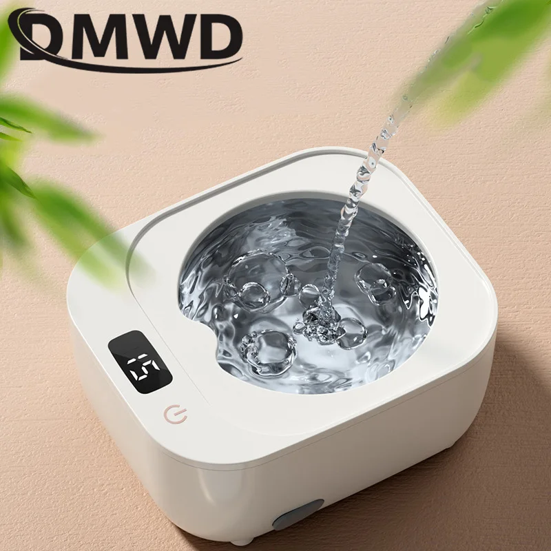 Braces Ultrasonic Cleaner Ultrasound Sonic Wave Cleaning Machine Glasses Jewelry Watch Denture Washer Bath Tank Basket 110V/220V