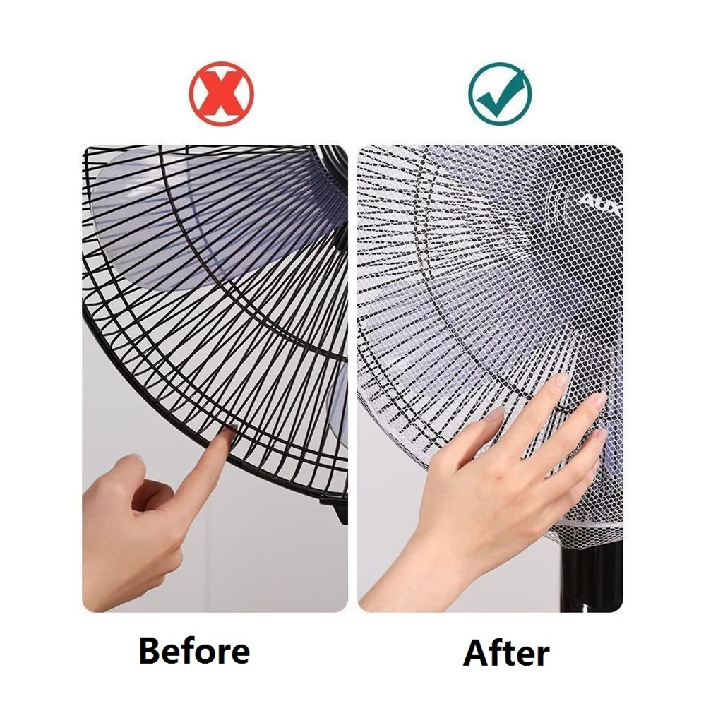 Child Baby Anti-pinch Electric Net Fan Protection Covers Kids Finger Guards Round Fan Electric Cover 16/18 Inch Universal dust cover fan cover