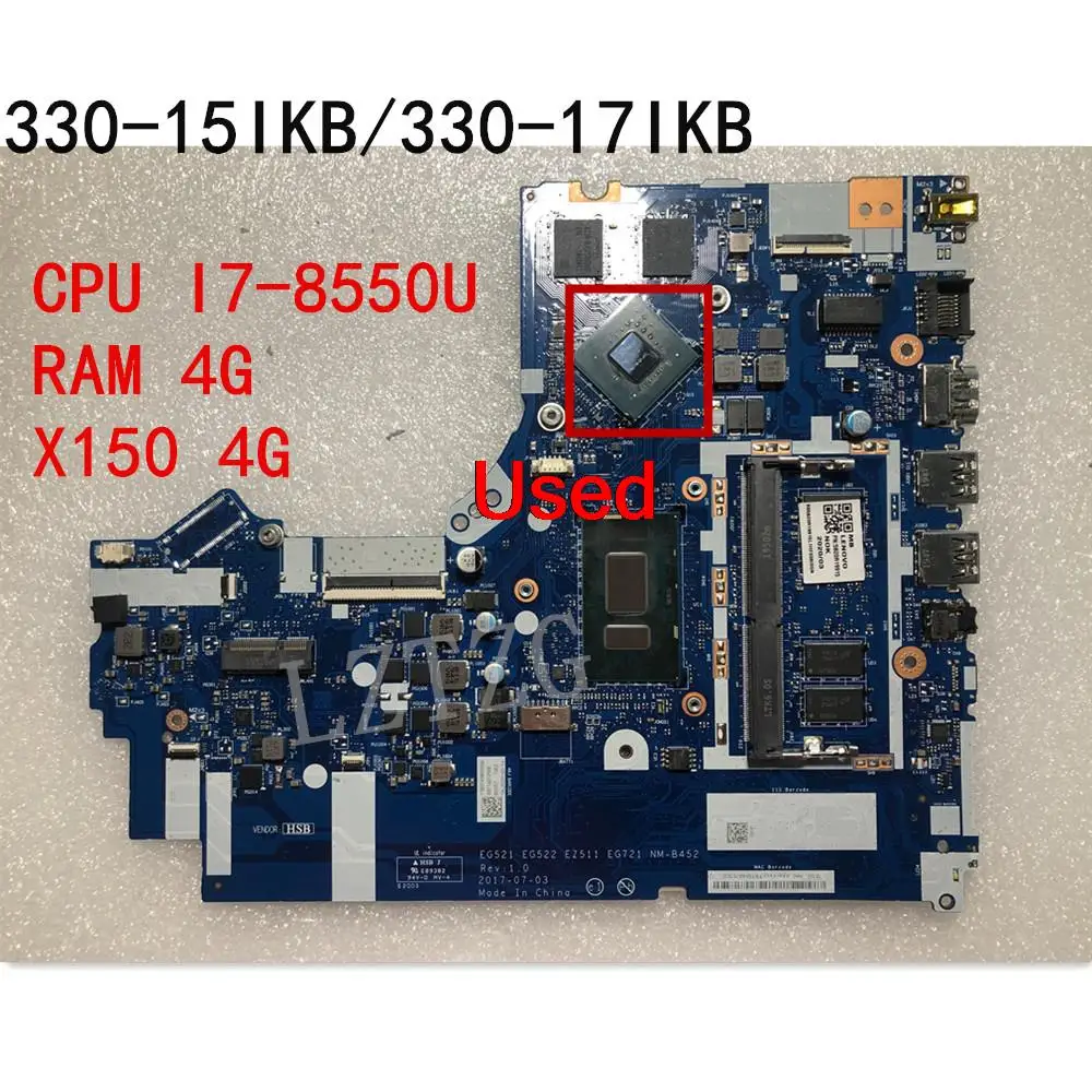 

Материнская плата для ноутбука Lenovo Ideapad 330-15IKB/330-17IKB