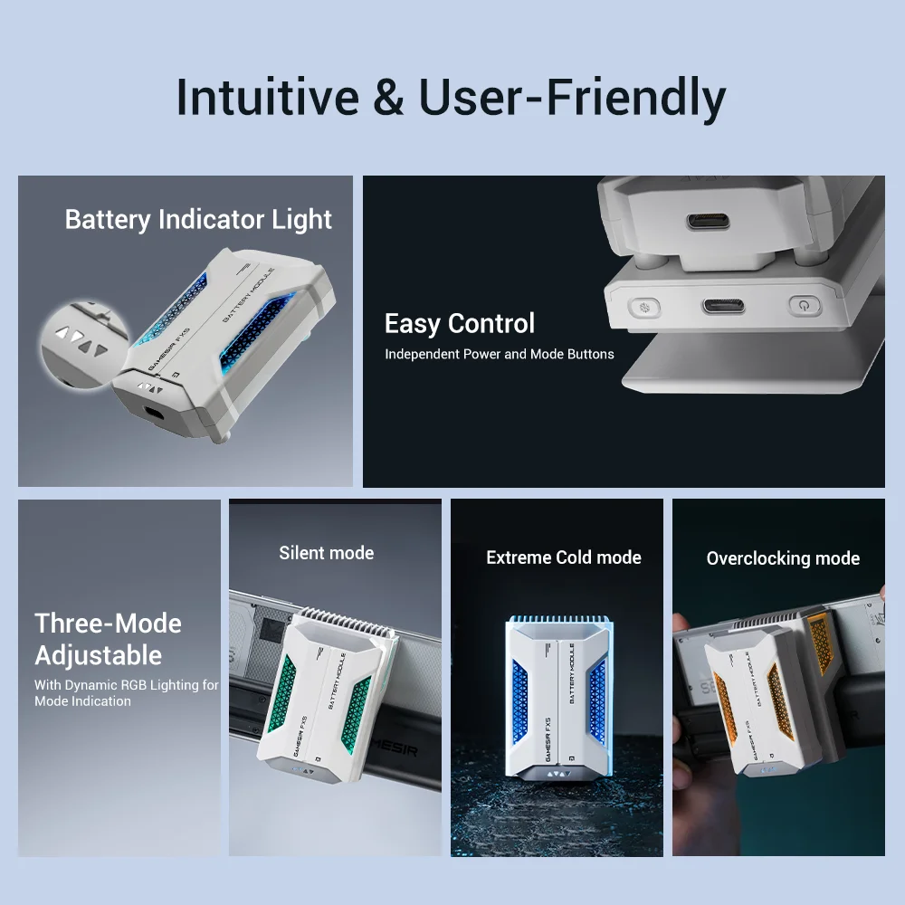GameSir FX5 Cooler Wireless Cooler Controller FX5 Lite Wired