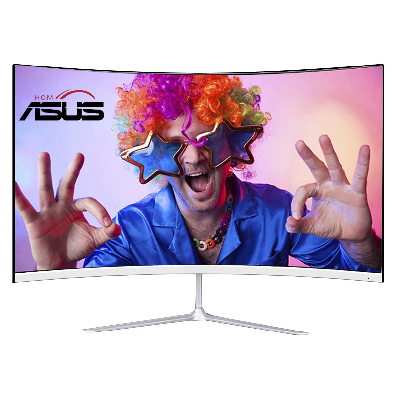 ASUSHOM-24 ġ  LCD 75HZ ÷ Ŀ ũ, ǻ  PC 1K HD  ÷ VGA HDMI ̽