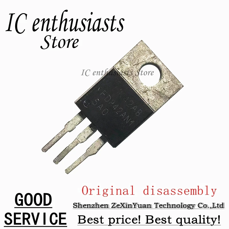 

10PCS-50PCS FDP42AN15A0 FDP42AN1 5A0 35A 150V TO-220 Original disassembly