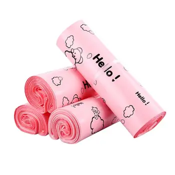 حقيبة بريدية ذاتية اللصق ، تغليف دب ، كرتون ، مقاومة للماء ، إحكام الغلق ، 17 × 25 ، 10 ، 5