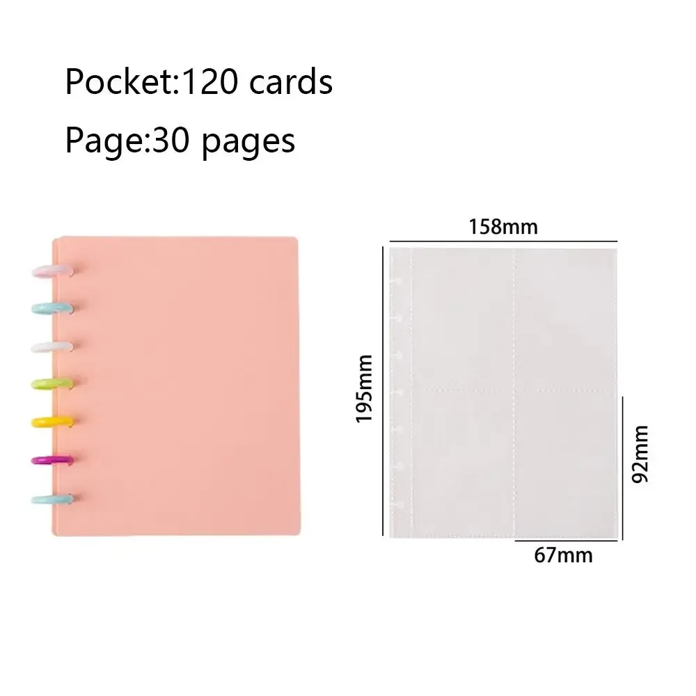 Stylish Multi-Pocket Photo Album & Card Holder Binder