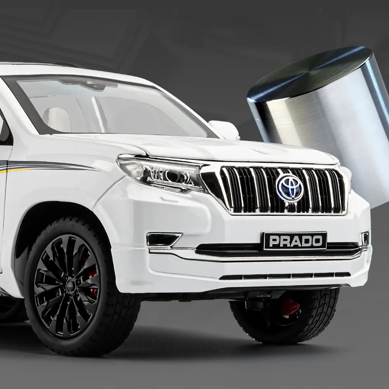 1/18 Toyota Prado Land Cruiser SUV Alloy Car Model Diecasts