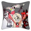 H-Hazbin HotelS Pillow Covers Cartoon Sofa Decorative Home Double-sided Printing Short Plush Cute Cushion Cover 5