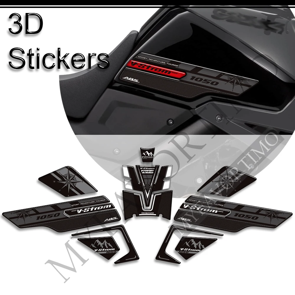 Protector 3D ank Grips Pad Stickers Decals Fuel Oil Kit TFor Suzuki V STROM VSTROM DL 1050 XT 1050XT DL1050 2019 2020 2021 2022