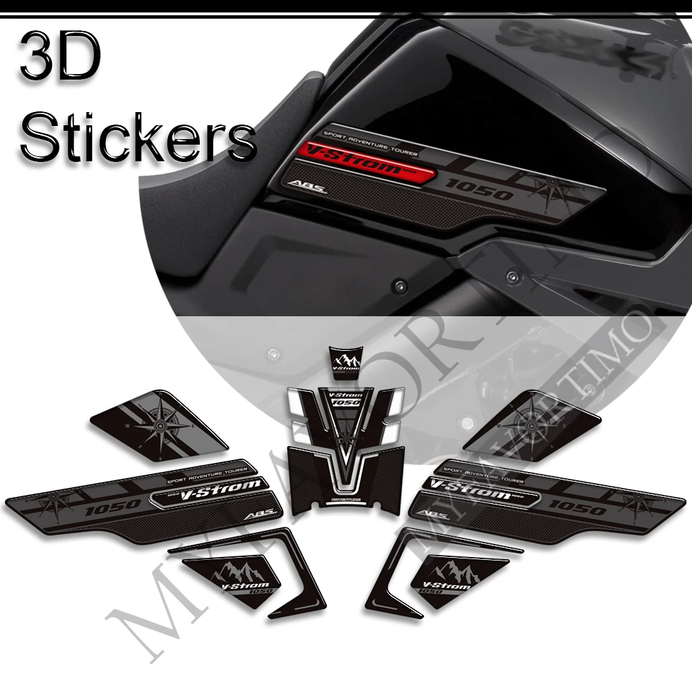 

Protector 3D ank Grips Pad Stickers Decals Fuel Oil Kit TFor Suzuki V STROM VSTROM DL 1050 XT 1050XT DL1050 2019 2020 2021 2022