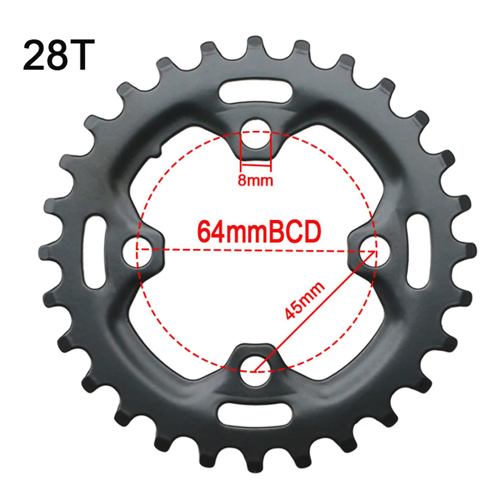 104/64BCD Fahrrad Kurbelgarnitur Kettenräder 22/24/26/28/36/38T MTB Kettenblatt 10S Mountainbike Doppel Kettenblatt Zahn Platte Fahrrad Krone – Detail 11