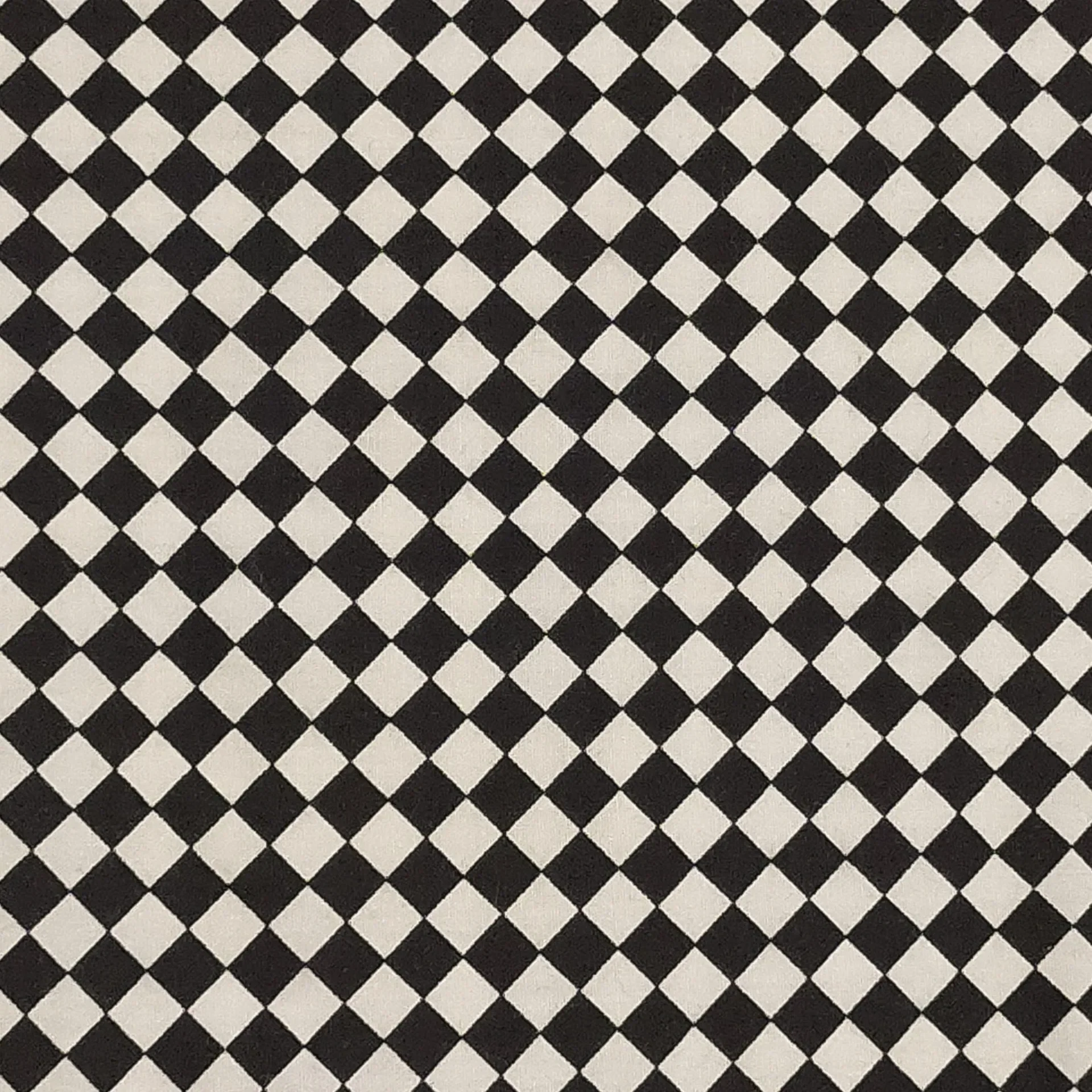 Geometric Diamond Print Cotton Fabric for Seasonal Clothing and Home Decor