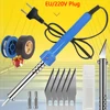 2-IN-1 Electric Soldering Iron Kits DIY Carving Knife 60W Replaceable Soldering Iron Head Soldering Iron Pen Welding Kit 1