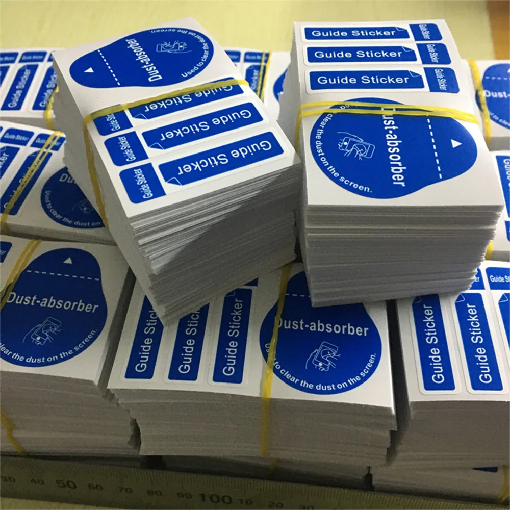 Dust Absorber Screen Protector Guide Sticker Screen Protector