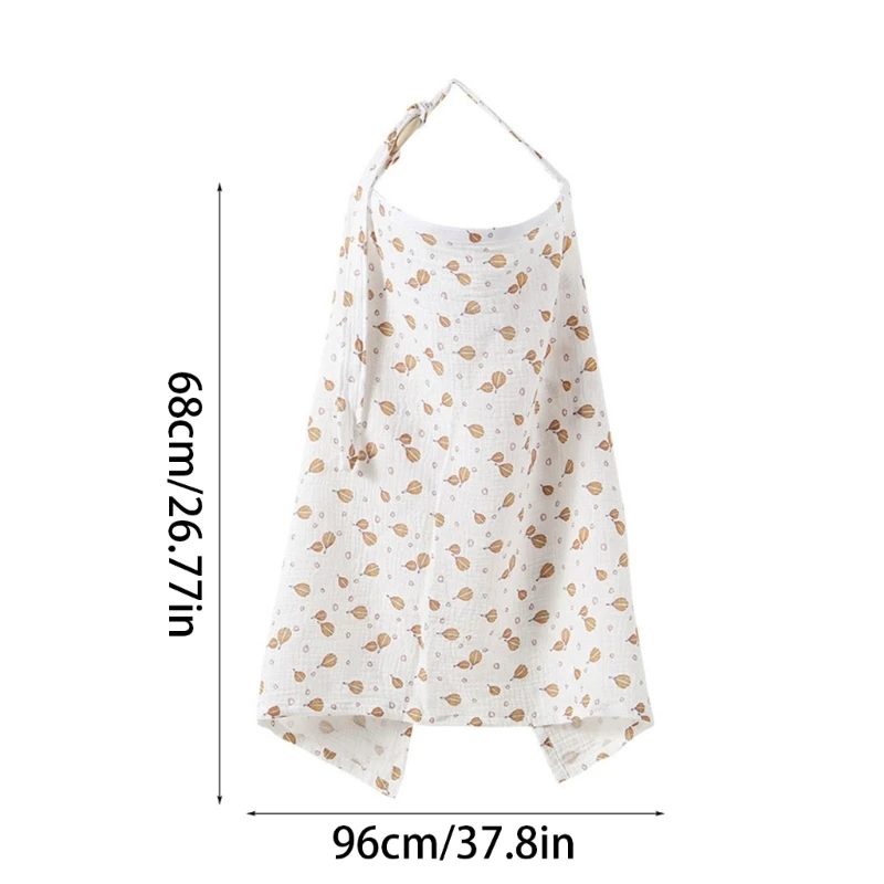 Soft and Absorbent Cotton Nursing Cloth Leak Proof Designing Feeding Towel Poncho for Discreet Breastfeeding QX2D