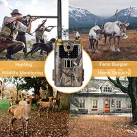 Wildlife Trail Camera Photo Traps Night Vision 2G SMS MMS SMTP Email Cellular Hunting Cameras HC900M Surveillance - Image 4