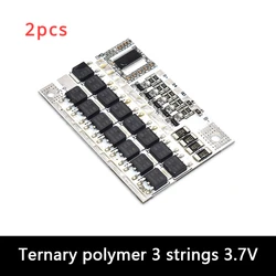 Advanced Lithium Battery Protection Circuit Board with Balance Charging, 100A Capacity (2PCS 3S 3.7V 100A)