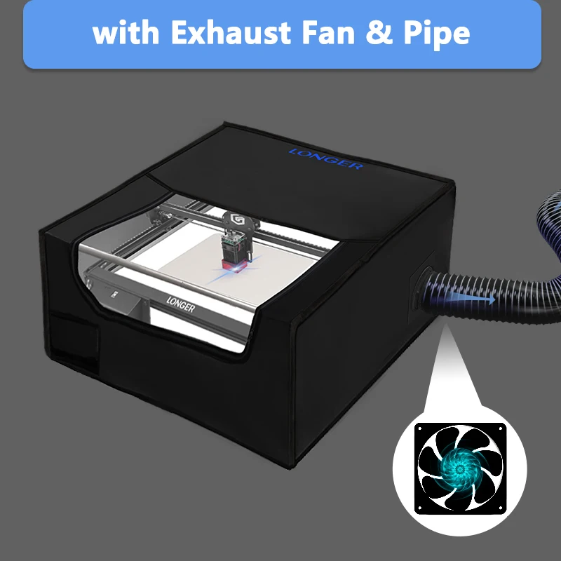 

Longer laser engraver enclosure cutter machine protective cover eye protection for laser engraving machine fireproof dustproof