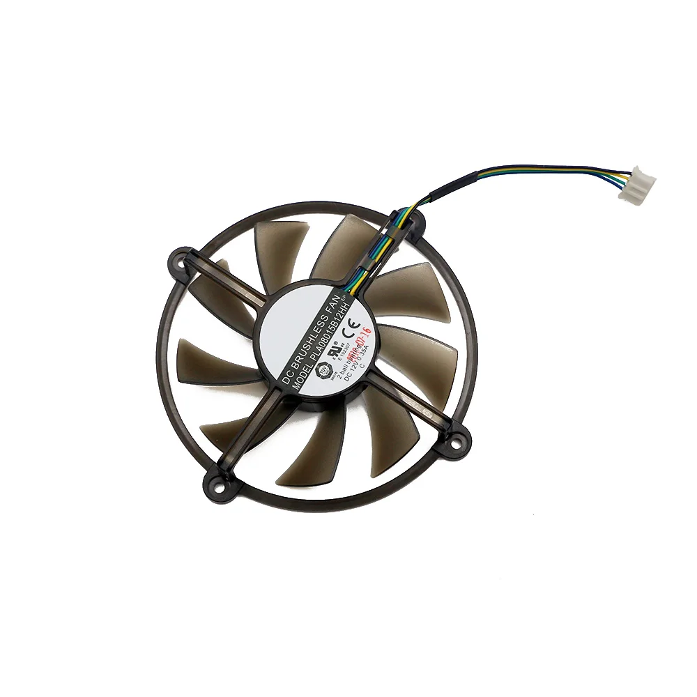 그래픽 카드 냉각 선풍기 4 핀, PLA08015B12HH 12V 0.35A 85mm, 갤럭시 GTS 250 GTX550Ti GTS450 D5