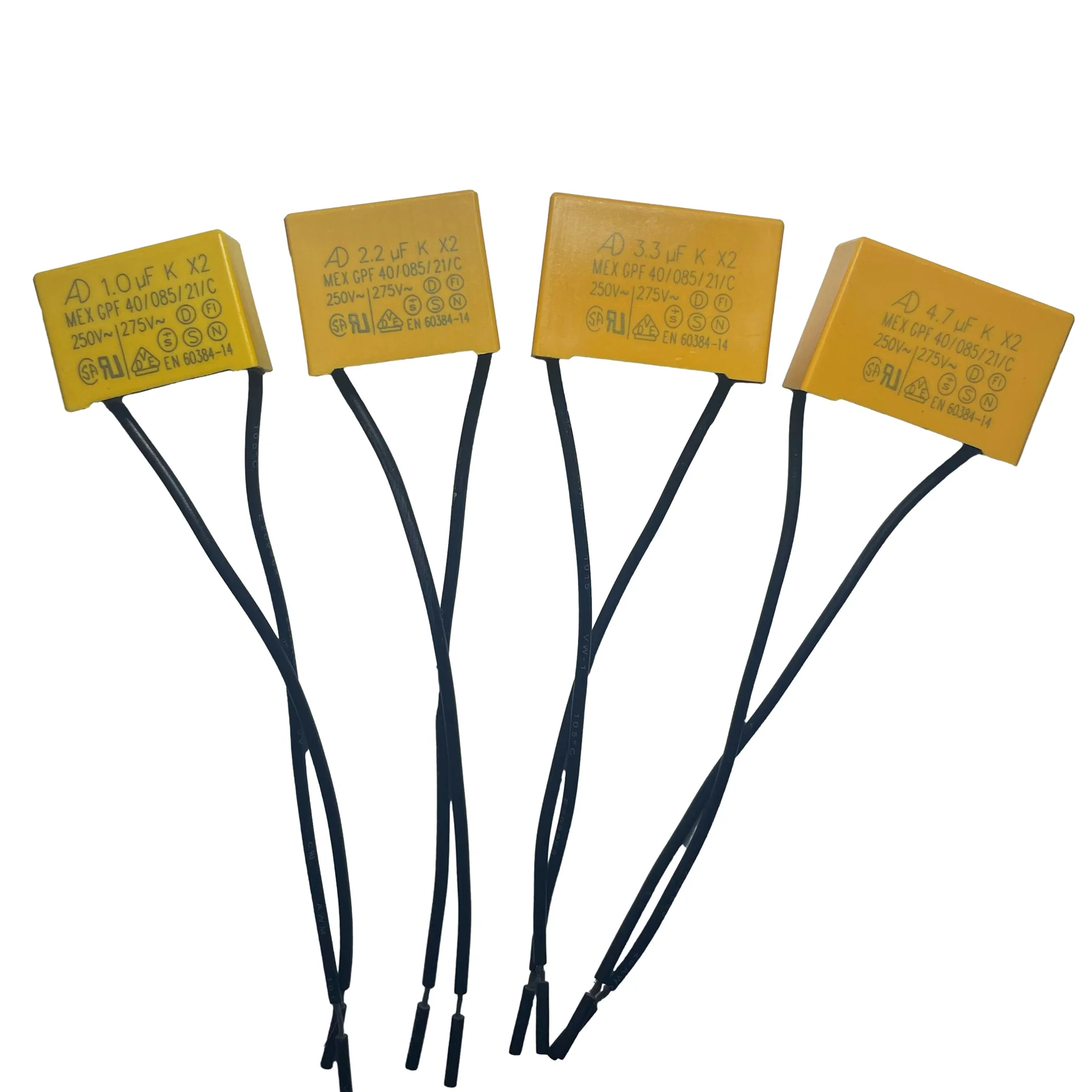 AD K X2 Safety capacitance Tape line 1uF 2.2uF 3.3uF 4.7uF