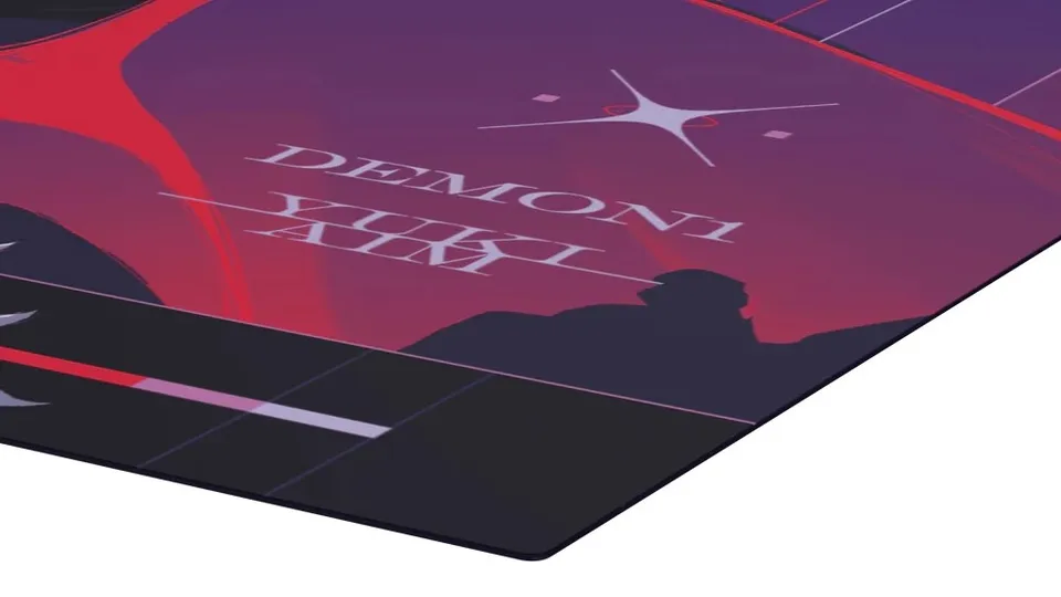 マウス・トラックボール Yuki Aim x Demon1 Glass mousepad Yuki Aim x Demon1 - Glass Mousepad