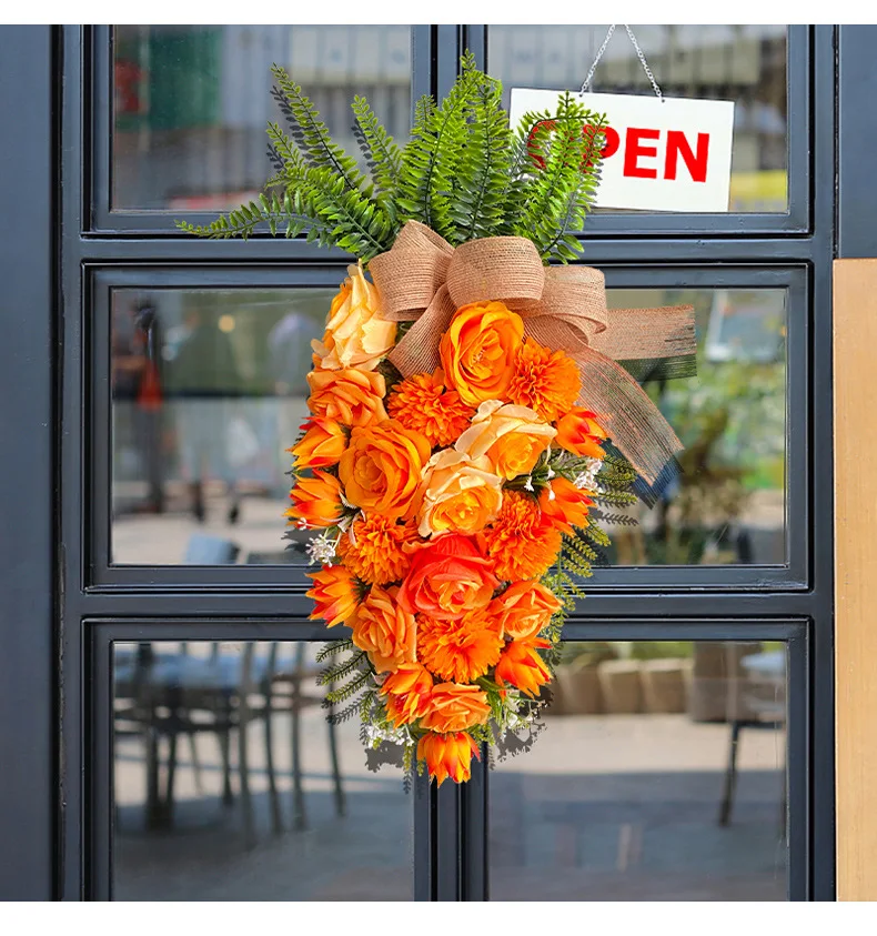 

Easter Wreaths For Front Door Creative Easter Carrot Hanging Tree Outdoor Courtyard Artificial Wreath Easter Decorations 2024