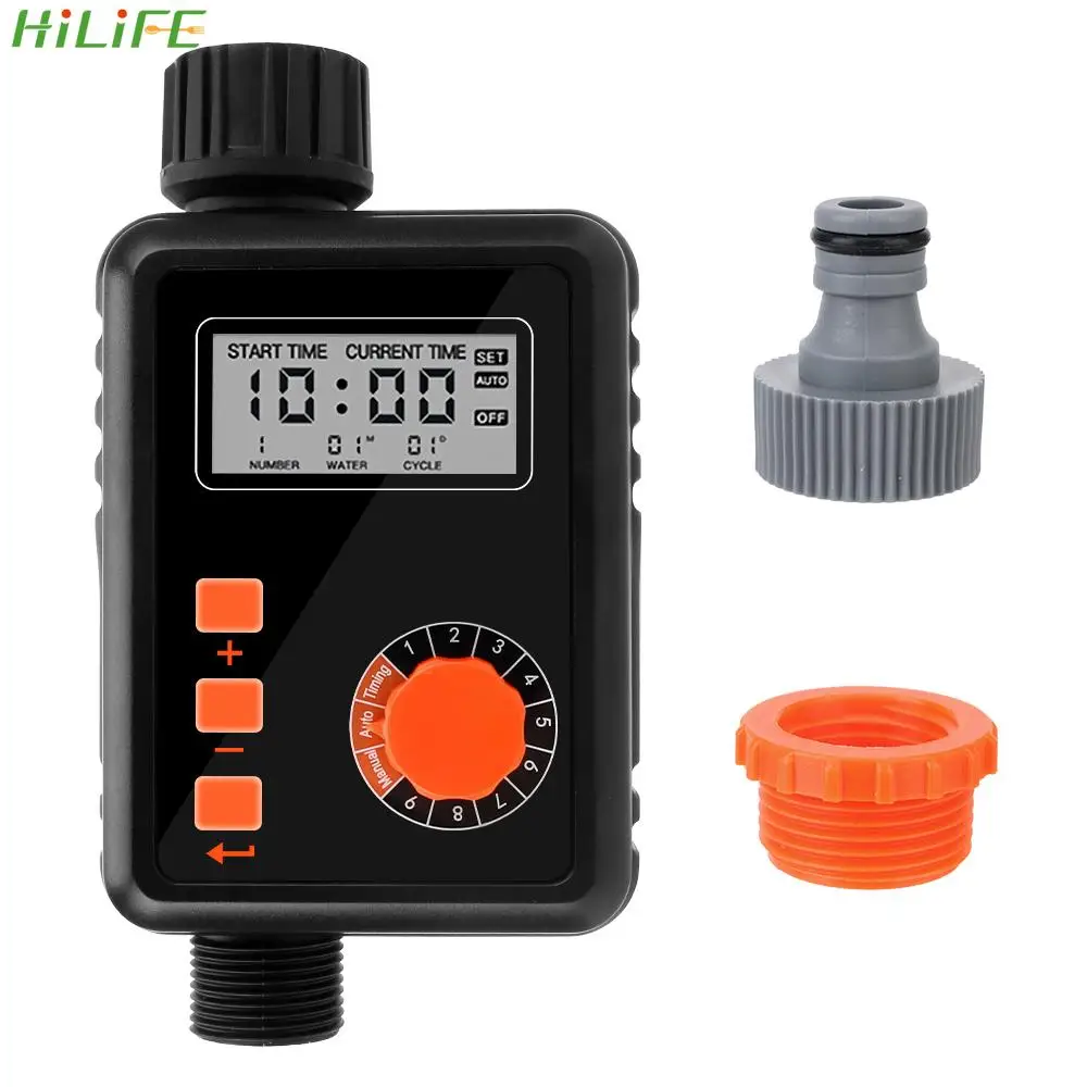 

Electronic Irrigation Regulator With LCD Screen Sprinkler Controller Automatic Irrigation Water Timer 9 Separate Timing Program