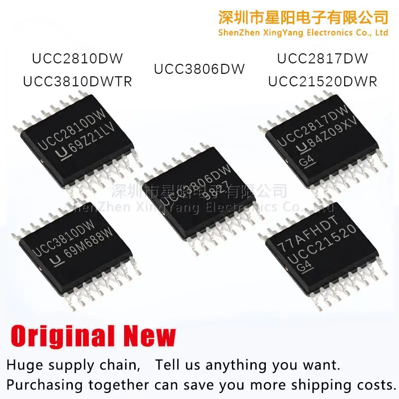 

Новый оригинальный UCC2810 / UCC2817DW UCC21520DWR UCC3810DWTR UCC3806DW