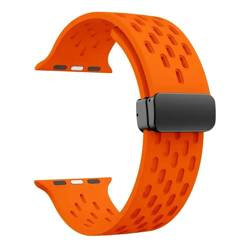 Universal Magnetic Silicone Watch Strap - Premium Adjustable Replacement Band