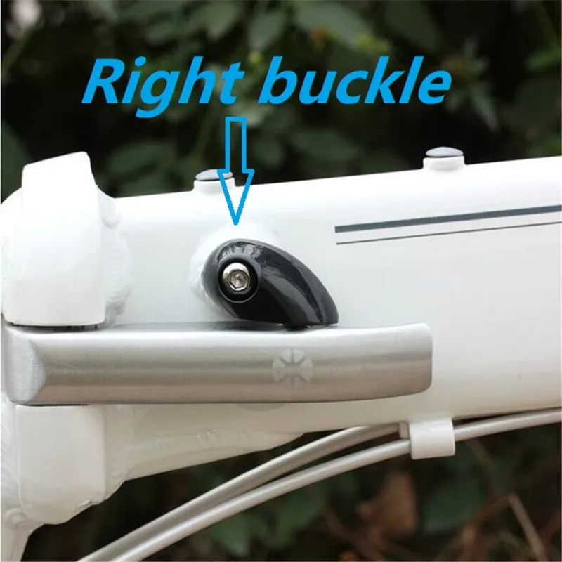 Bicycle Parts Folding Bike Frame Folding Fixing Buckle Safety Clasp Left / Right Buckle With Bolt For Dahon P8 SP8 bya412