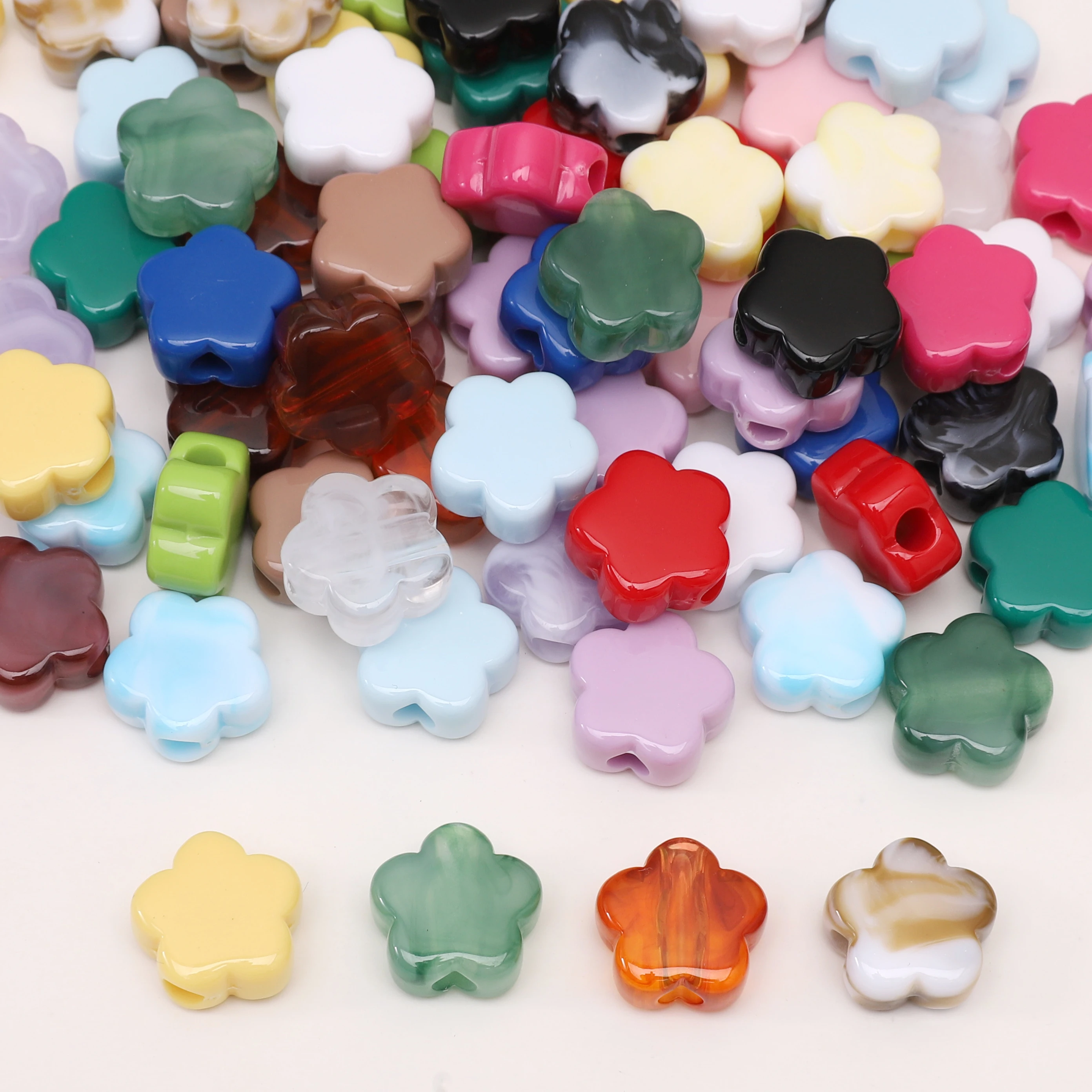 Acrylic Flower Beads 4