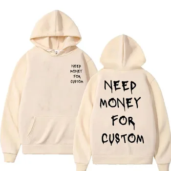 سترة بقلنسوة مطبوعة عالية الجودة لعام 2025 للرجال والنساء، ملابس رياضية مريحة وفضفاضة، سترة بقلنسوة عصرية على الموضة في شارع الهيب هوب 6