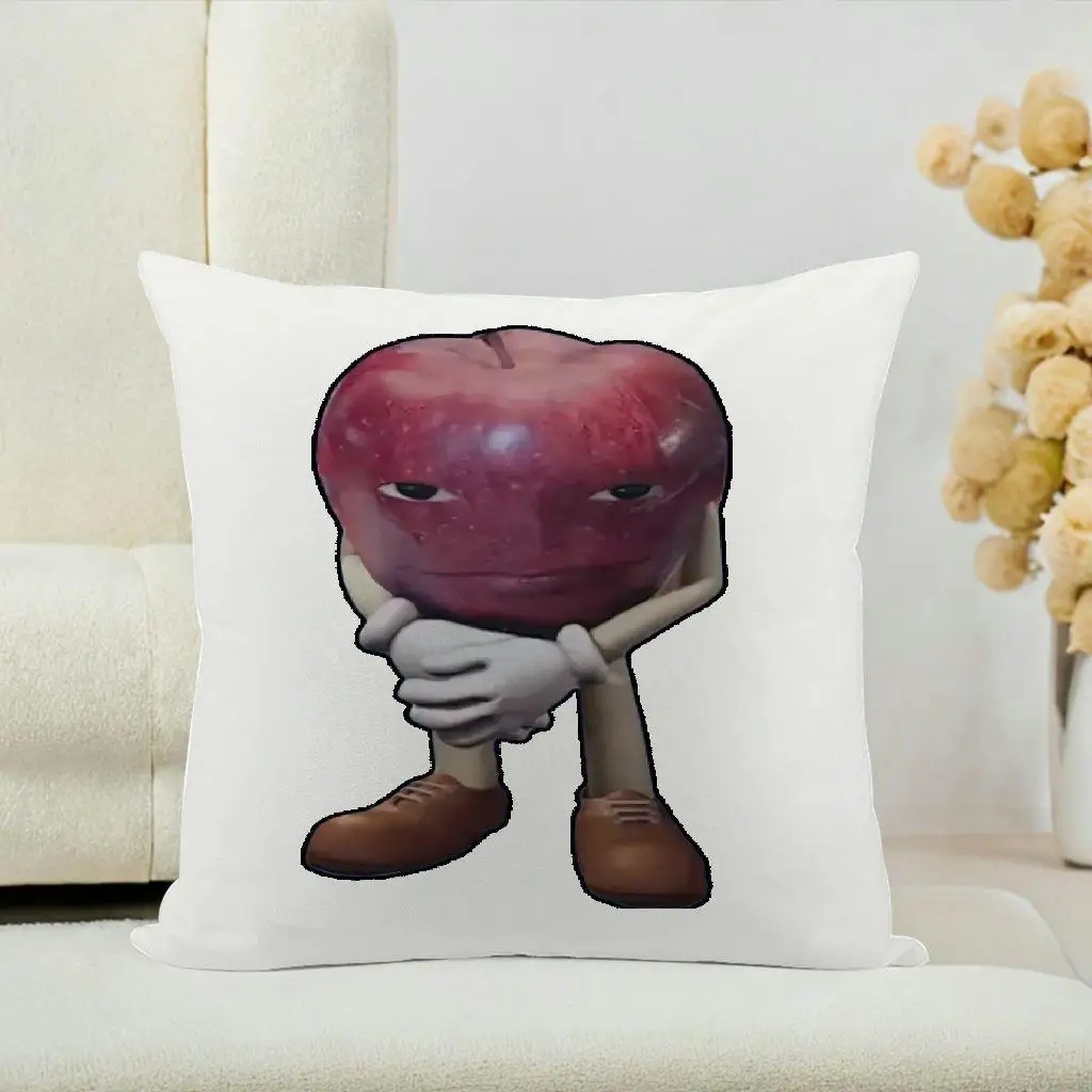 "Hand Holding Apple Embroidered Pillow Cover" - Unique Cushion Case for Home Decor, Ideal Gift for Those Who 6