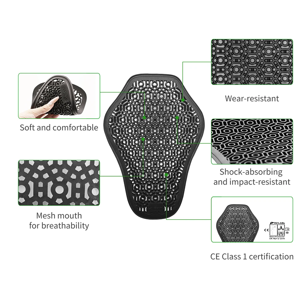 CE Level 1 Moto Motorcycle Back Elbow Knee Shoulder Protector Jacket Insert Gear Armor Motocross Racing Chest Hip Protection Pad motorcycle back protector motorcycle knee pads motorcycle armor motorcycle body armor body protector motorcycle armor vest motorcycle armor pads motorcycle armor accessories