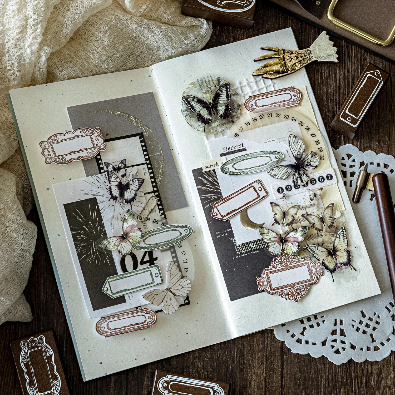 2 Schiume Per Timbratura + 1 Blocco Acrilico – Riutilizzabili, Per Scrapbooking E Goffratura Fai Da Te - 2