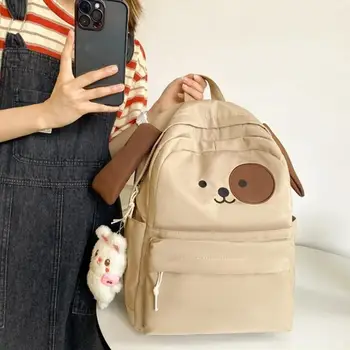 X90D Women Nylon Laptop Backpack Casual College School Bag Large Capacity Book Bags 1