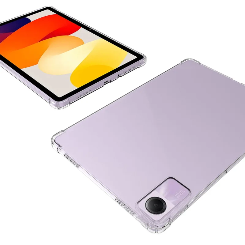 For Redmi Pad SE 11" 2023 Case Transparent Air-bags Soft Silicone TPU Protection Shockproof  Capa Fundas For Xiaomi RedmiPad SE