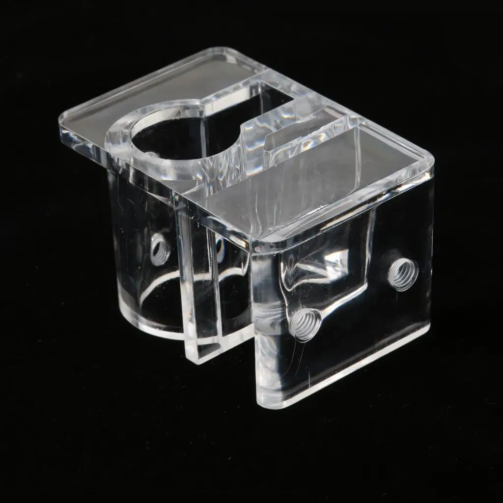 Aquarium Accessories Aquarium Clip Holders Aquarium Clip Holder Acrylic Aquarium Pipe Clip Clamp Holder to Fix 12mm/16mm Inflow Outflow Water Tube