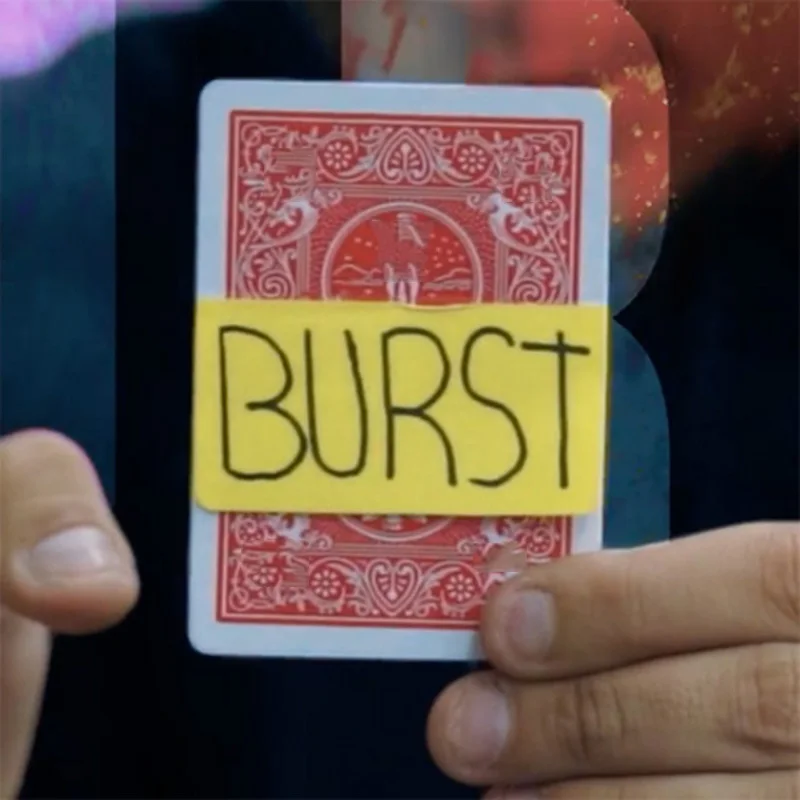 

Burst by Juan Capilla Magic Tricks Double Change Gimmick Change the Post-it Note Twice Magia Close Up lllusions Mentalism Props