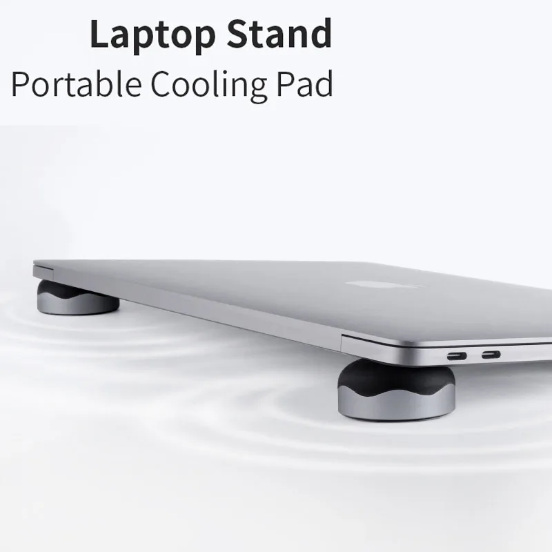 

Laptop Stand Magnetic Portable Cooling Pad For MacBook Cool Ball Heat Dissipation Skidproof Pad Cooler Stand for Hagibis