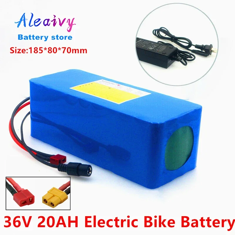 

36V Battery 10S4P 20Ah Battery Pack 500W High Power Battery 42V 20000mAh E-bike electric bicycle BMS With xt60 Plug +42v Charger