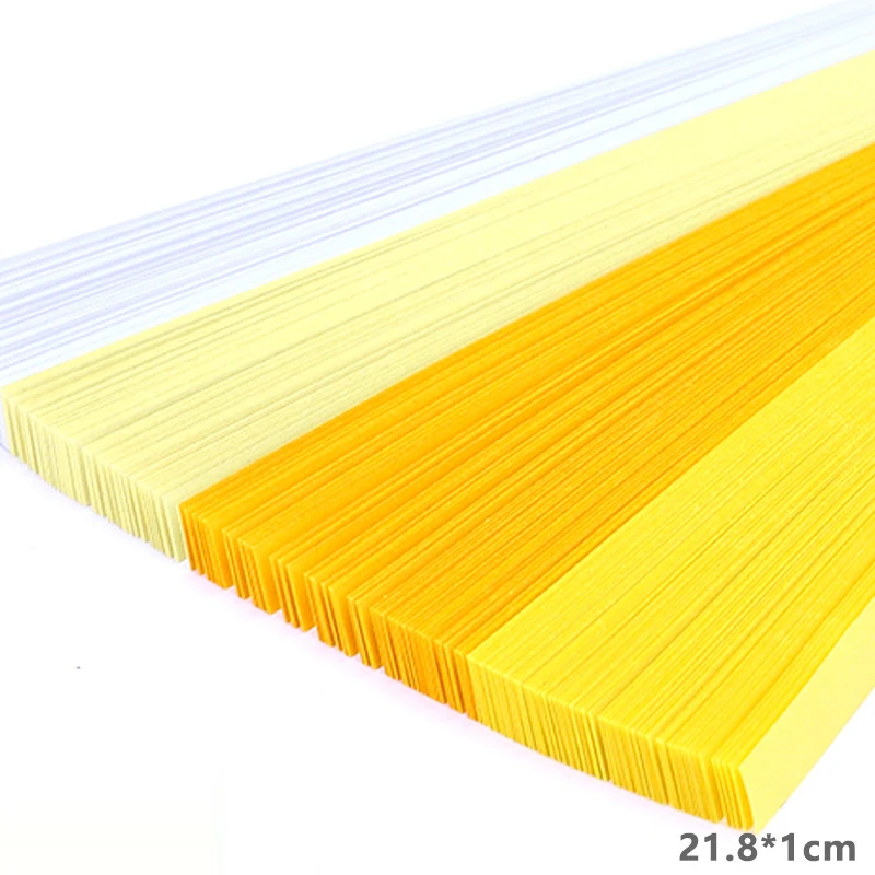 Sakura Origami Lucky Star Paper Strips - Crafting and Decoration Supplies (540 Sheets)